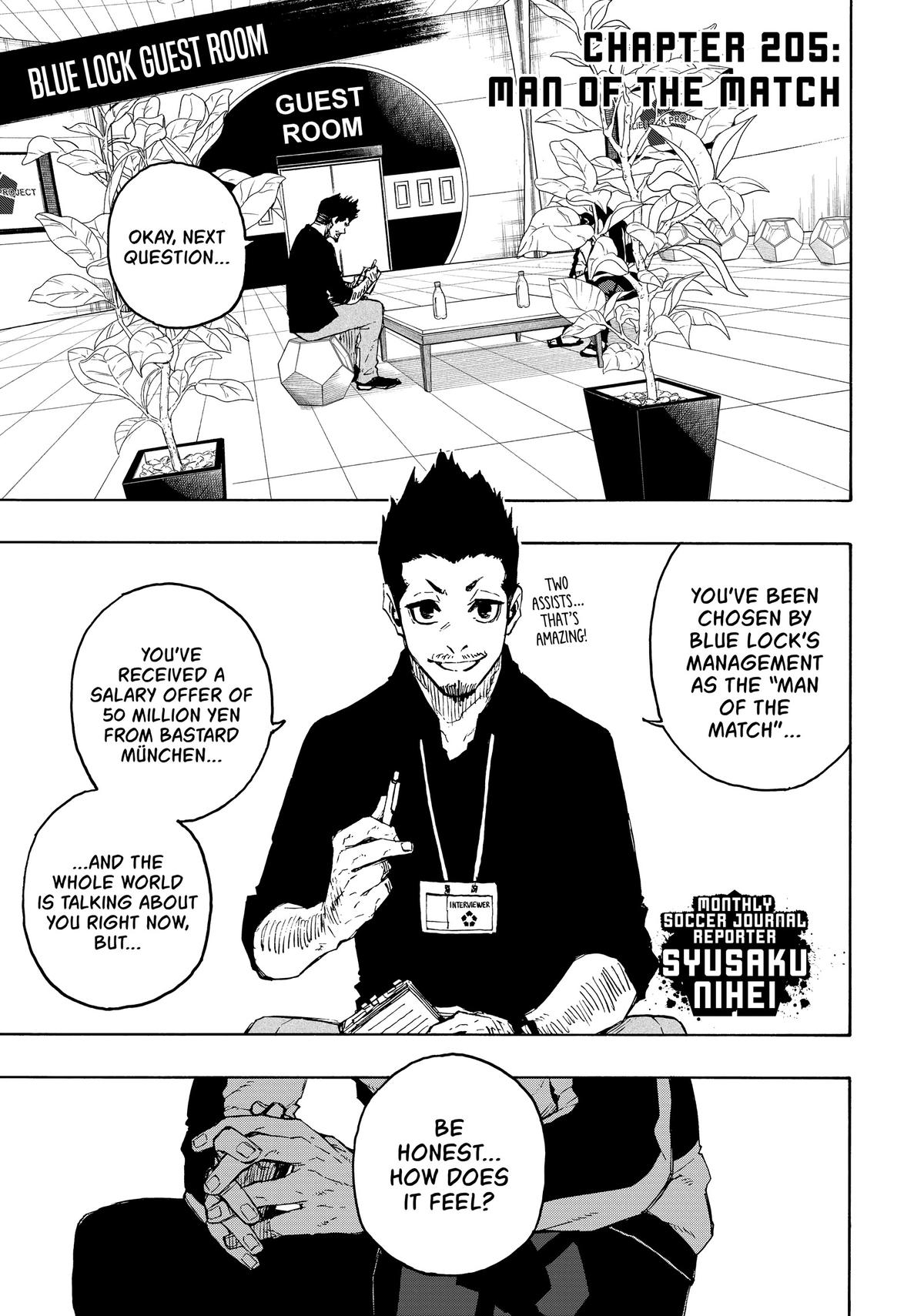 Blue Lock Chapter 205