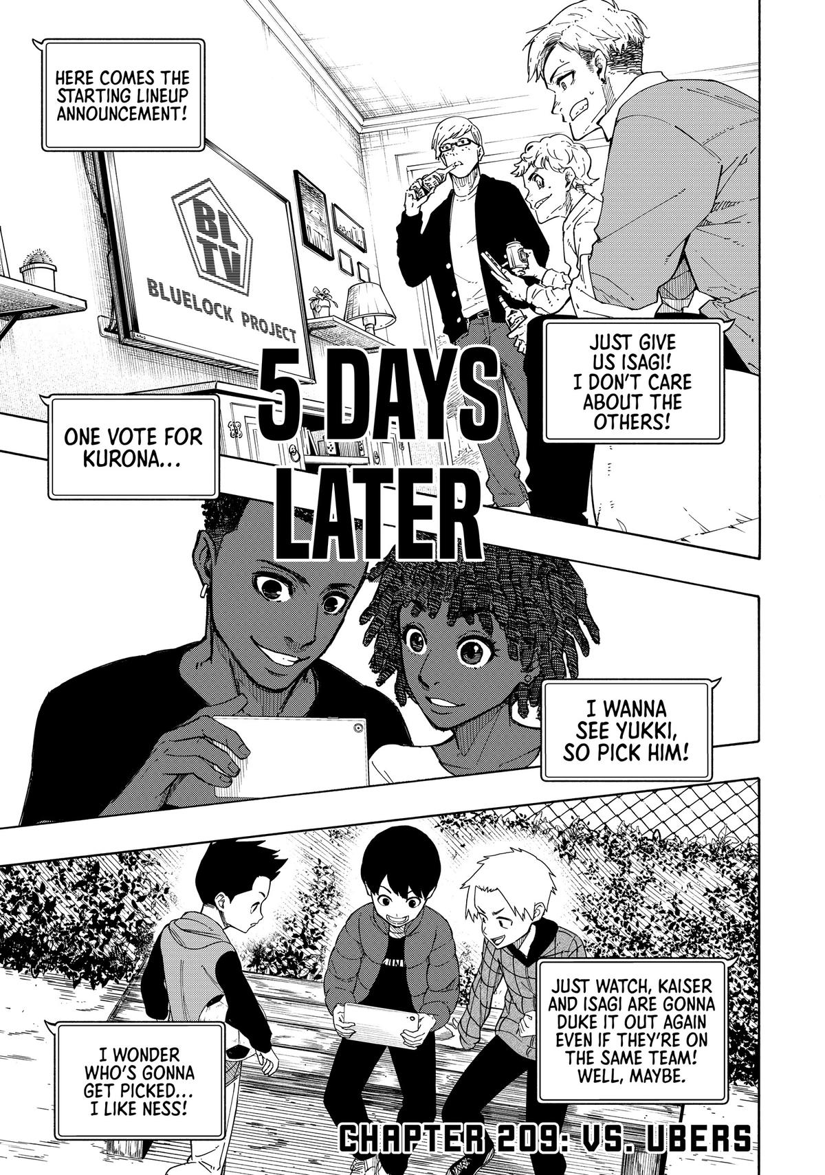 Blue Lock Chapter 209