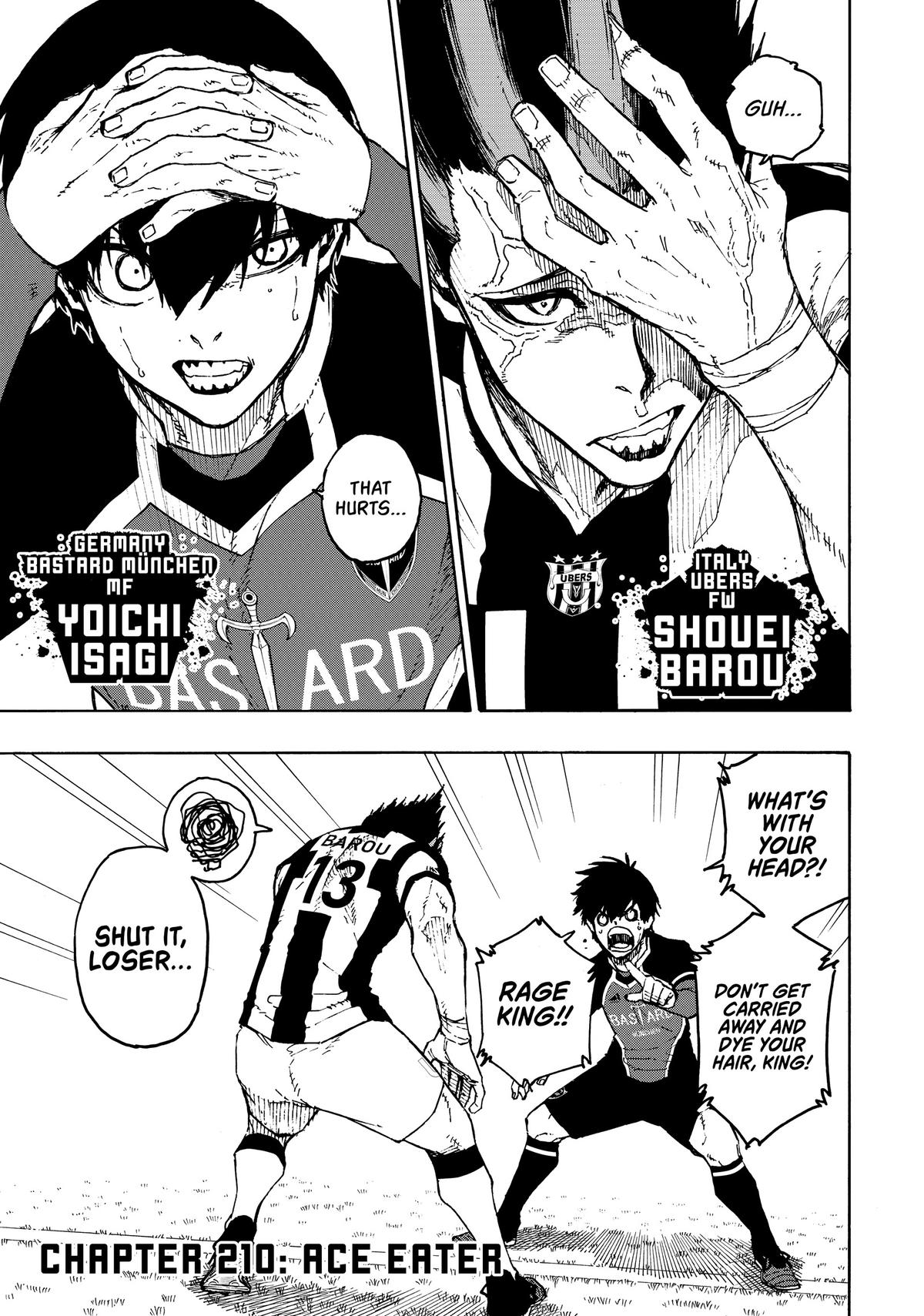 Blue Lock Chapter 210