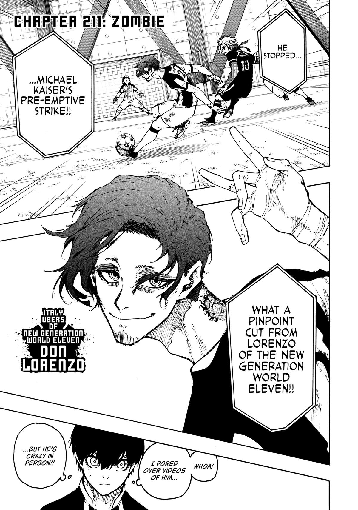 Blue Lock Chapter 211