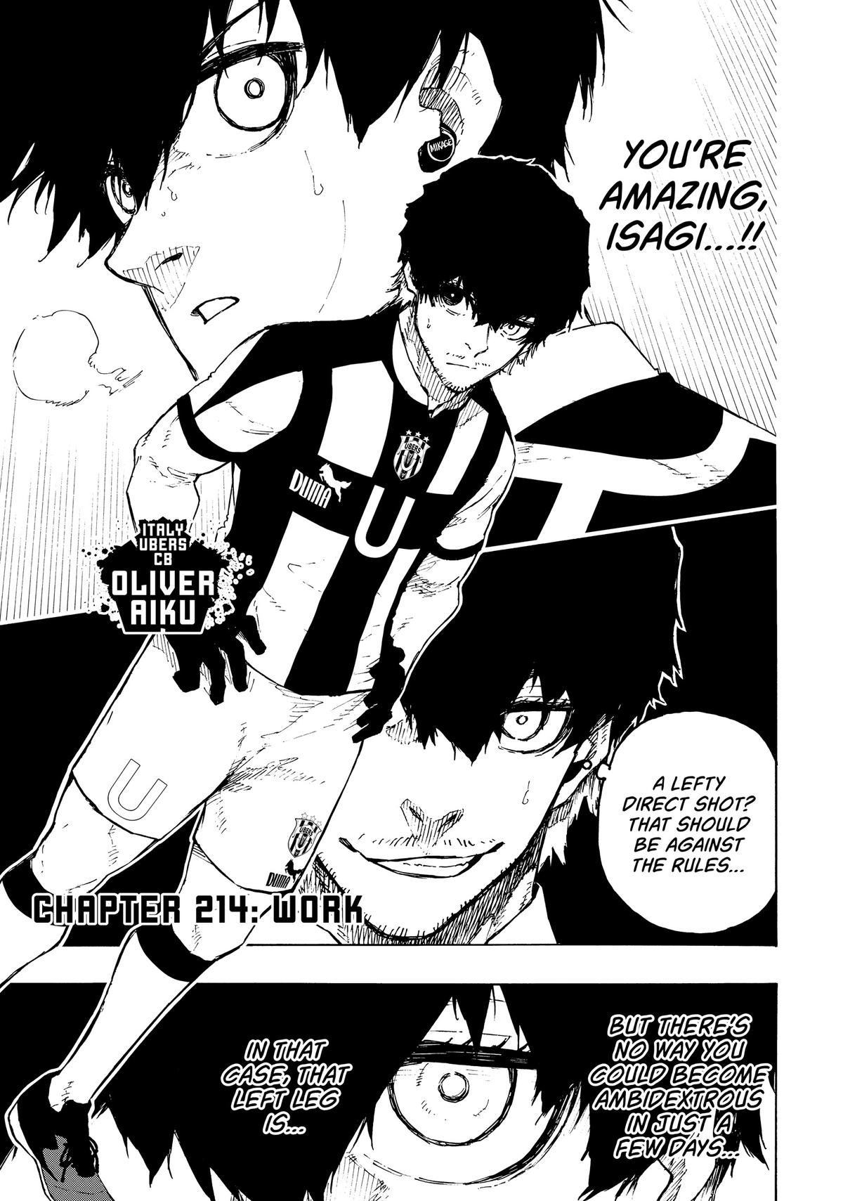 Blue Lock Chapter 214