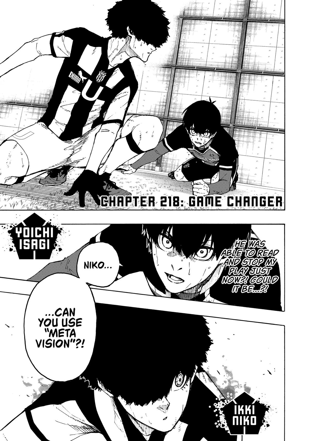 Blue Lock Chapter 218