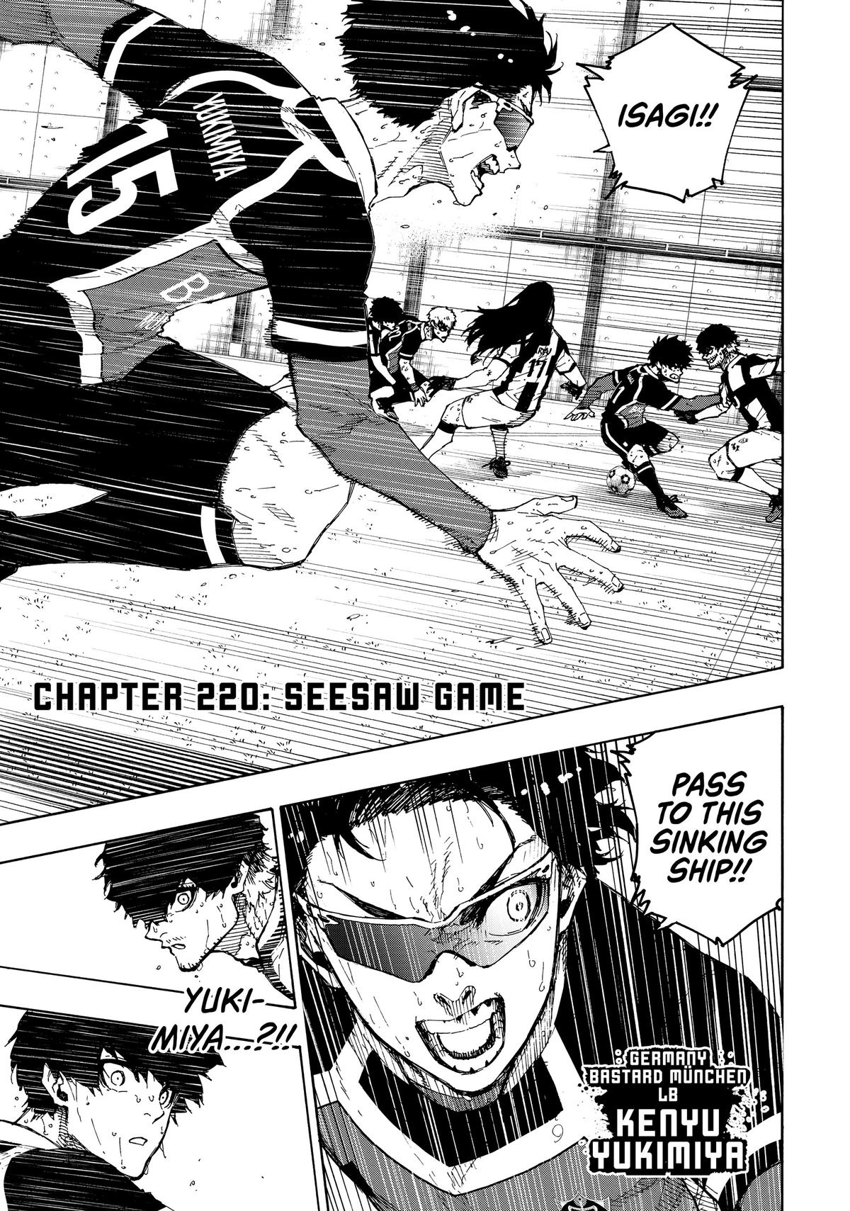 Blue Lock Chapter 220