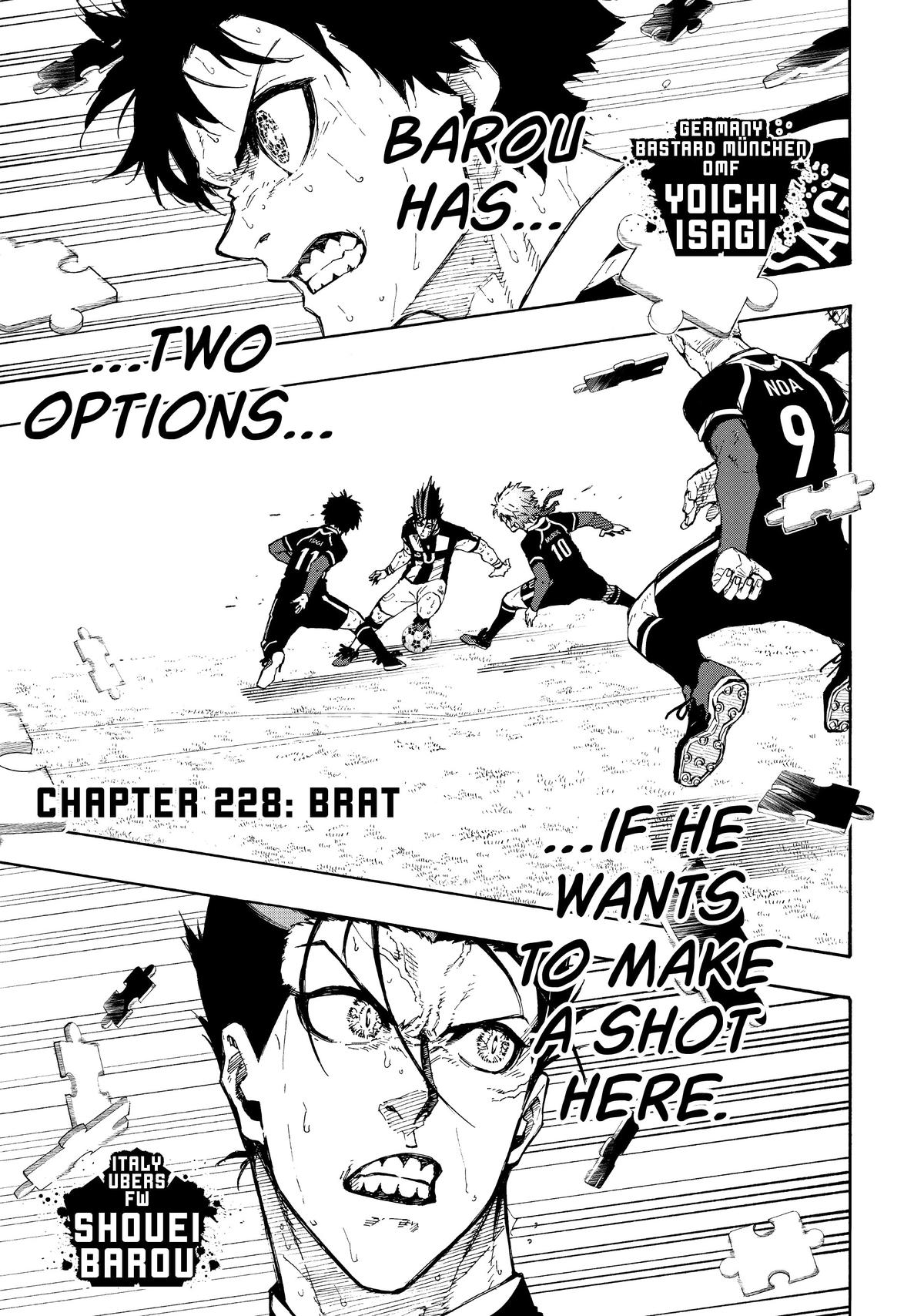 Blue Lock Chapter 228