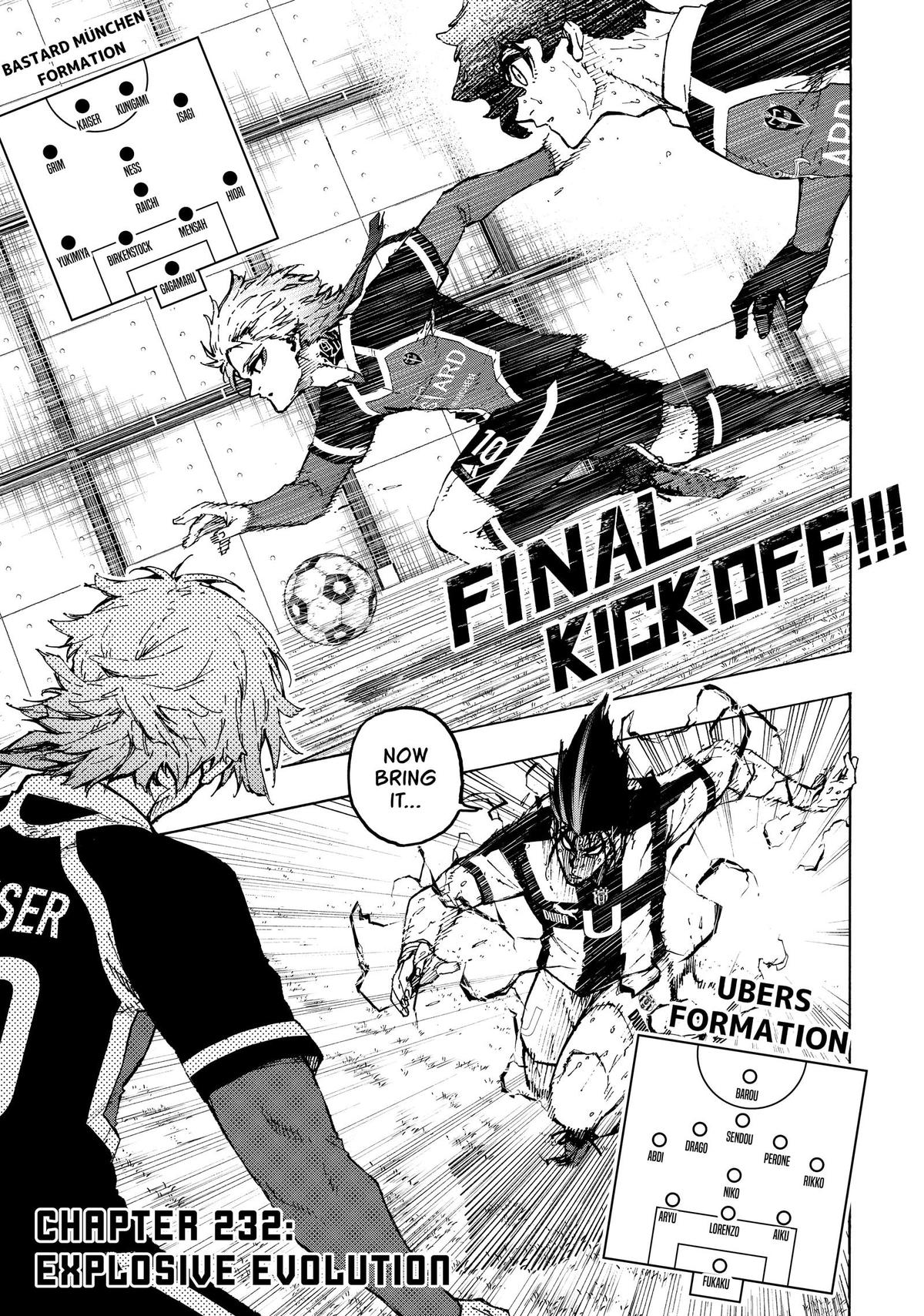 Blue Lock Chapter 232