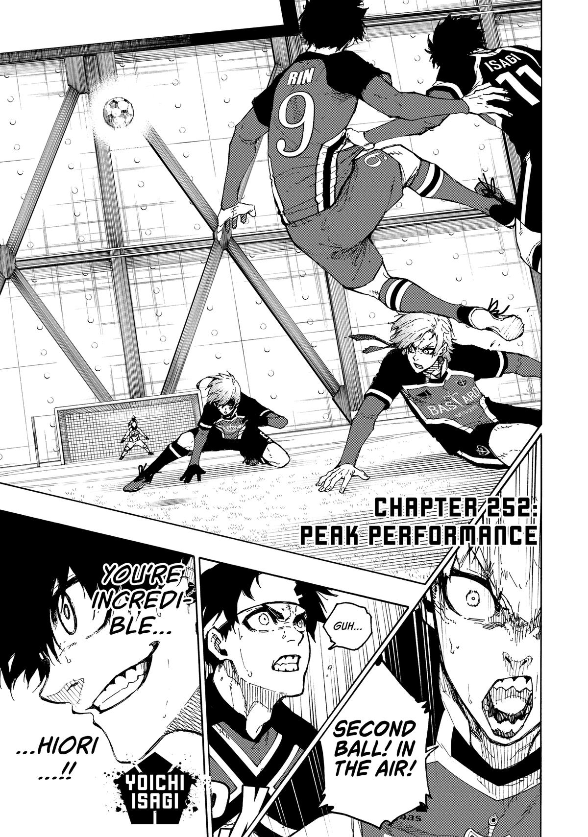 Blue Lock Chapter 252