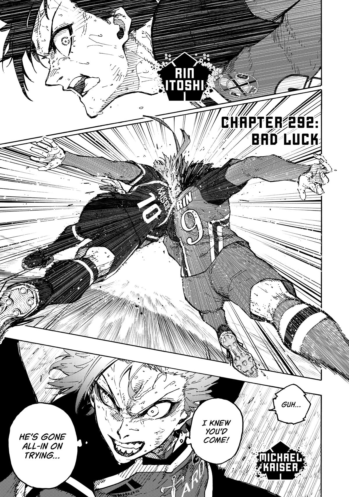 Blue Lock Chapter 292