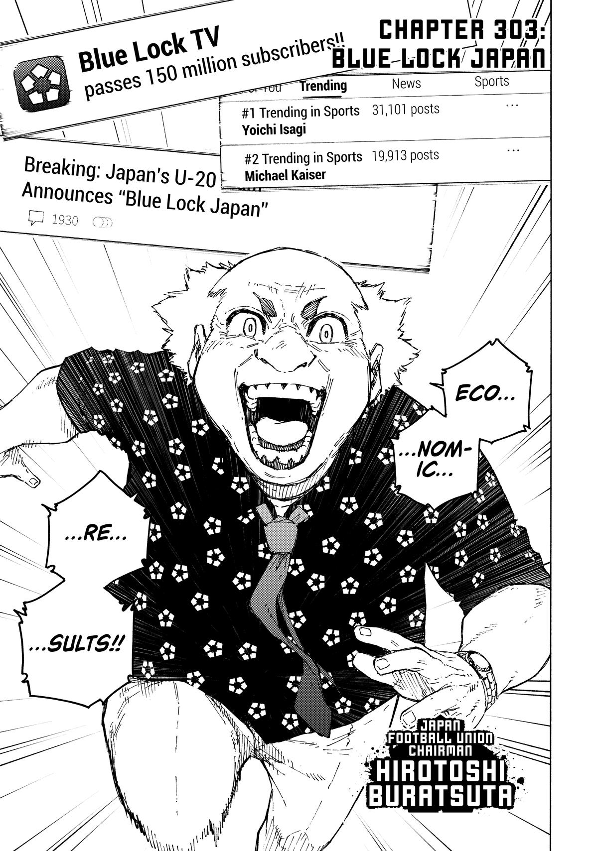 Blue Lock Chapter 303