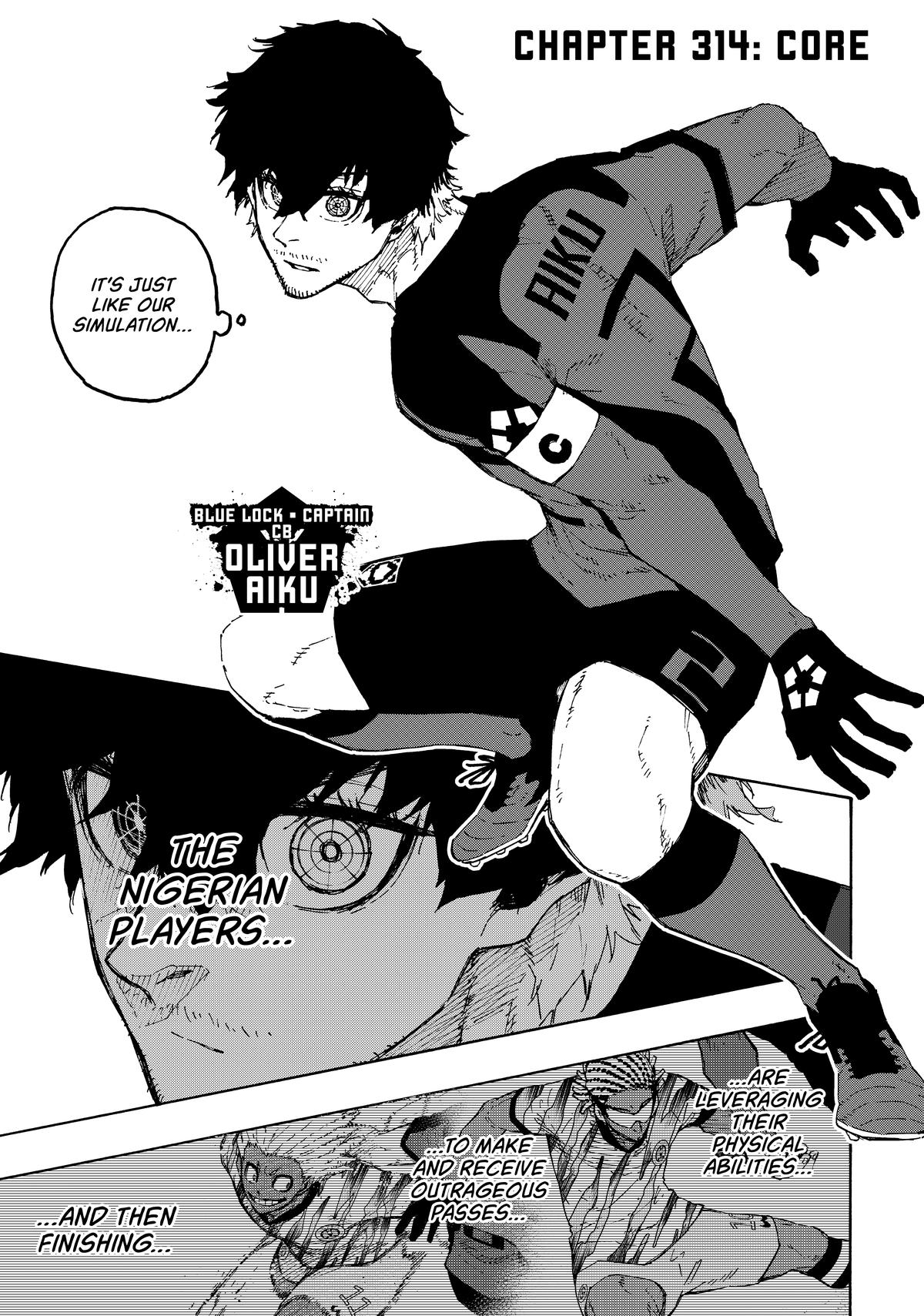 Blue Lock Chapter 314 - Page 1 - Blue Lock manga Chapter 314 manga