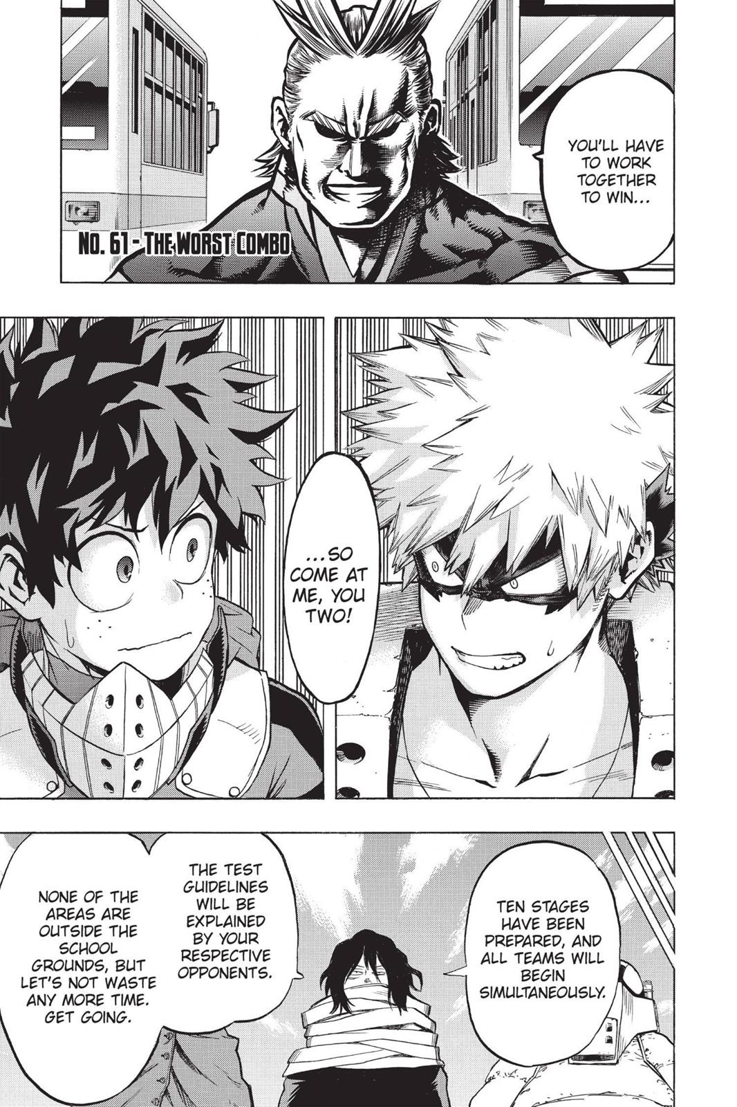My Hero Academia Chapter 61