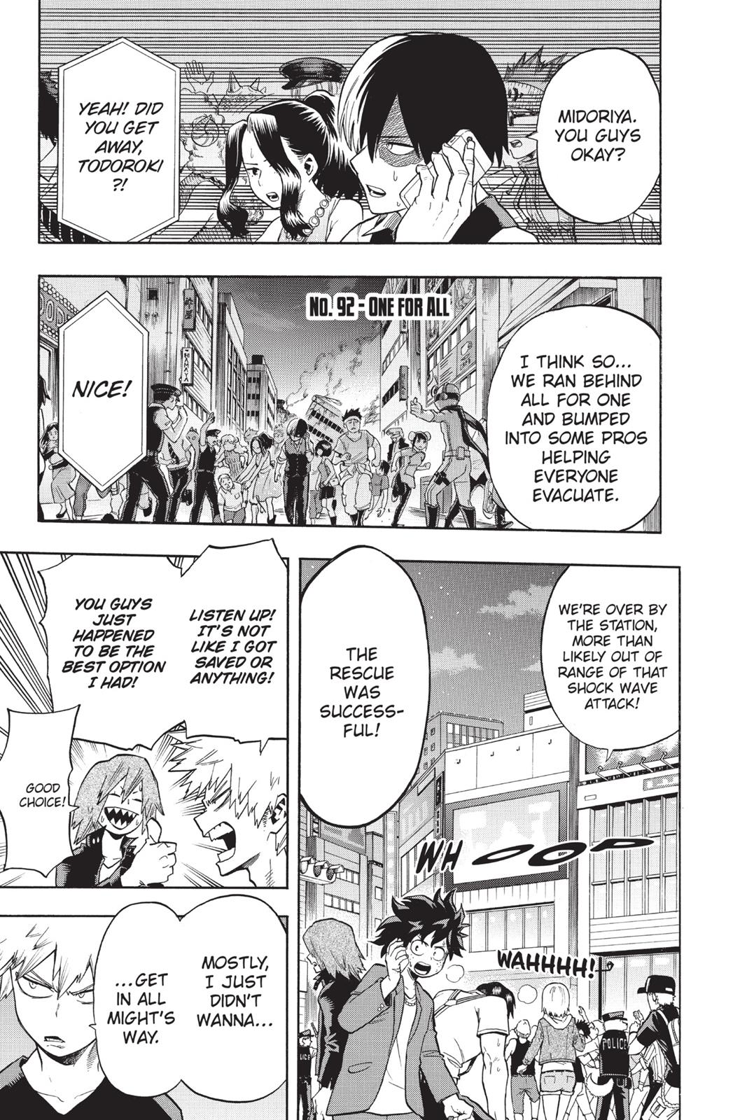 My Hero Academia Chapter 92
