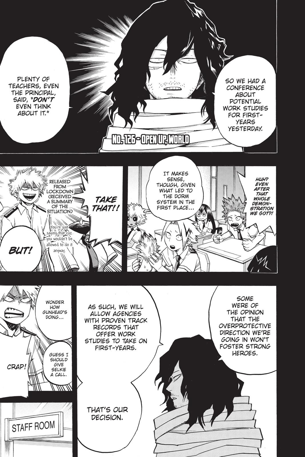 My Hero Academia Chapter 126