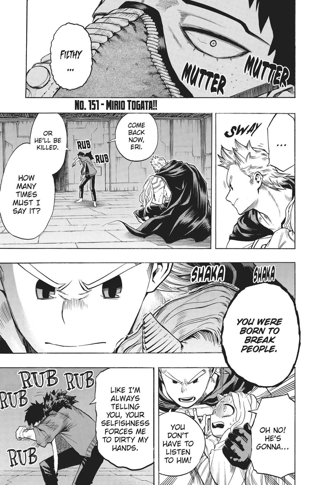 My Hero Academia Chapter 151
