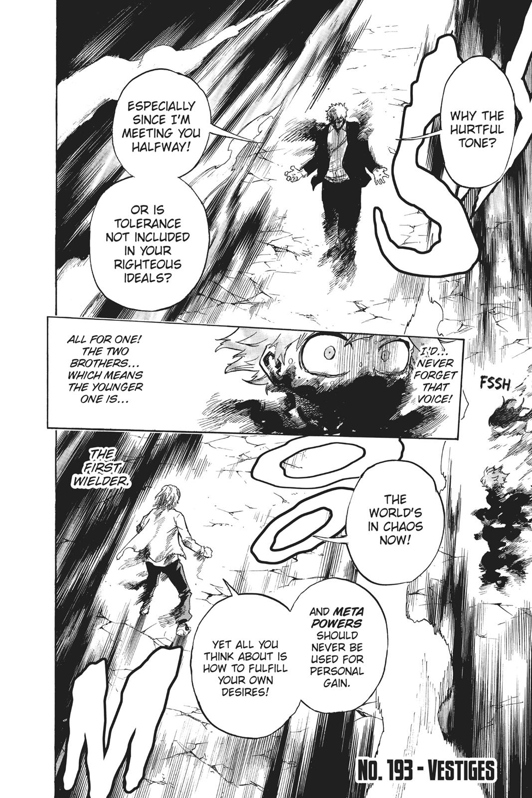 My Hero Academia Chapter 193