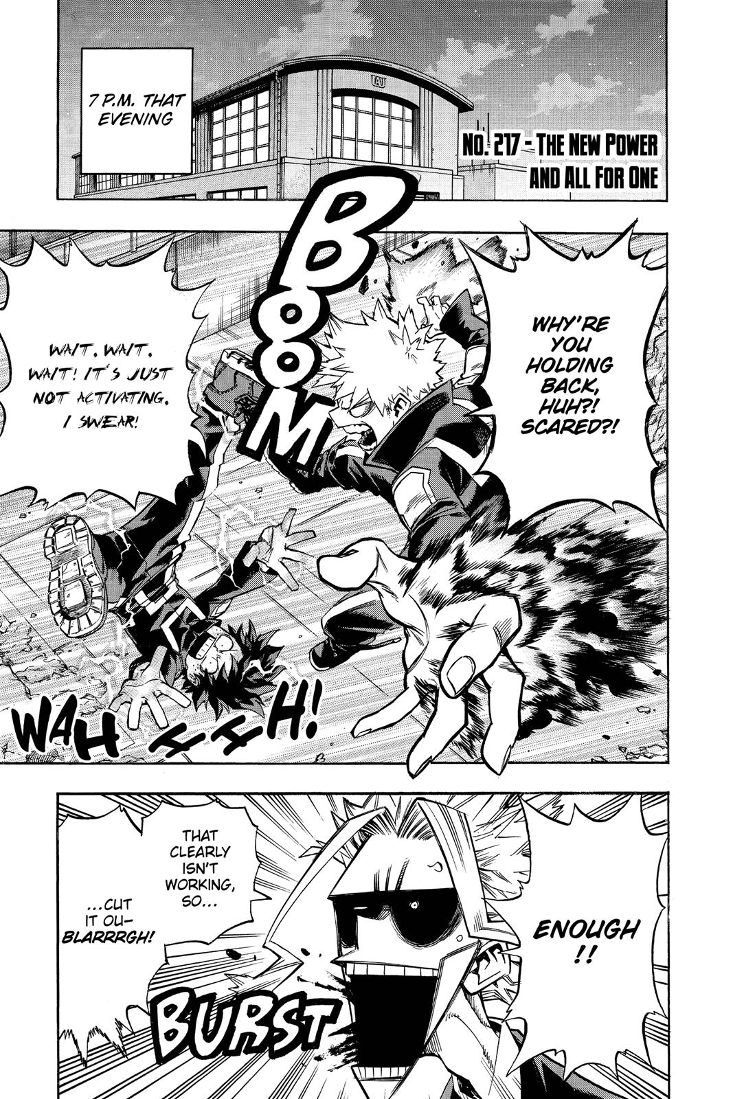 My Hero Academia Chapter 216