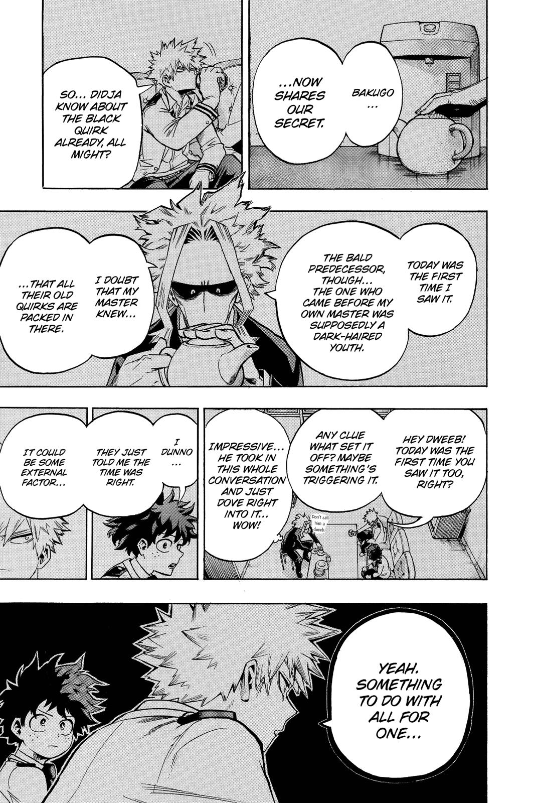 My Hero Academia Chapter 216