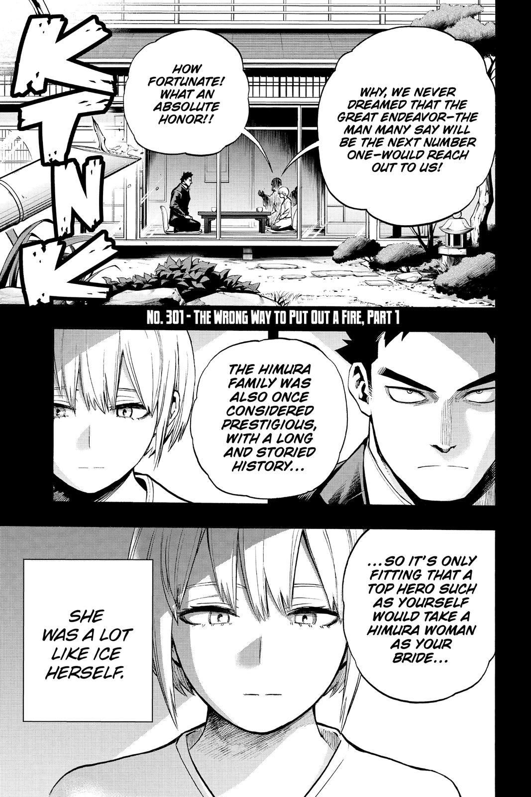 My Hero Academia Chapter 301
