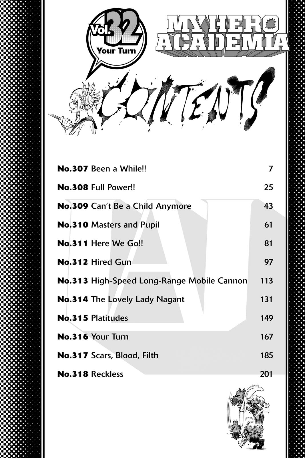 My Hero Academia Chapter 307