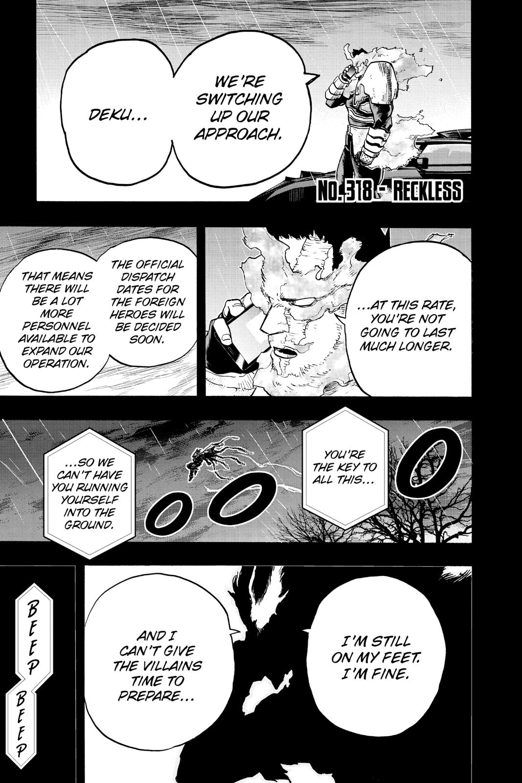 My Hero Academia Chapter 317