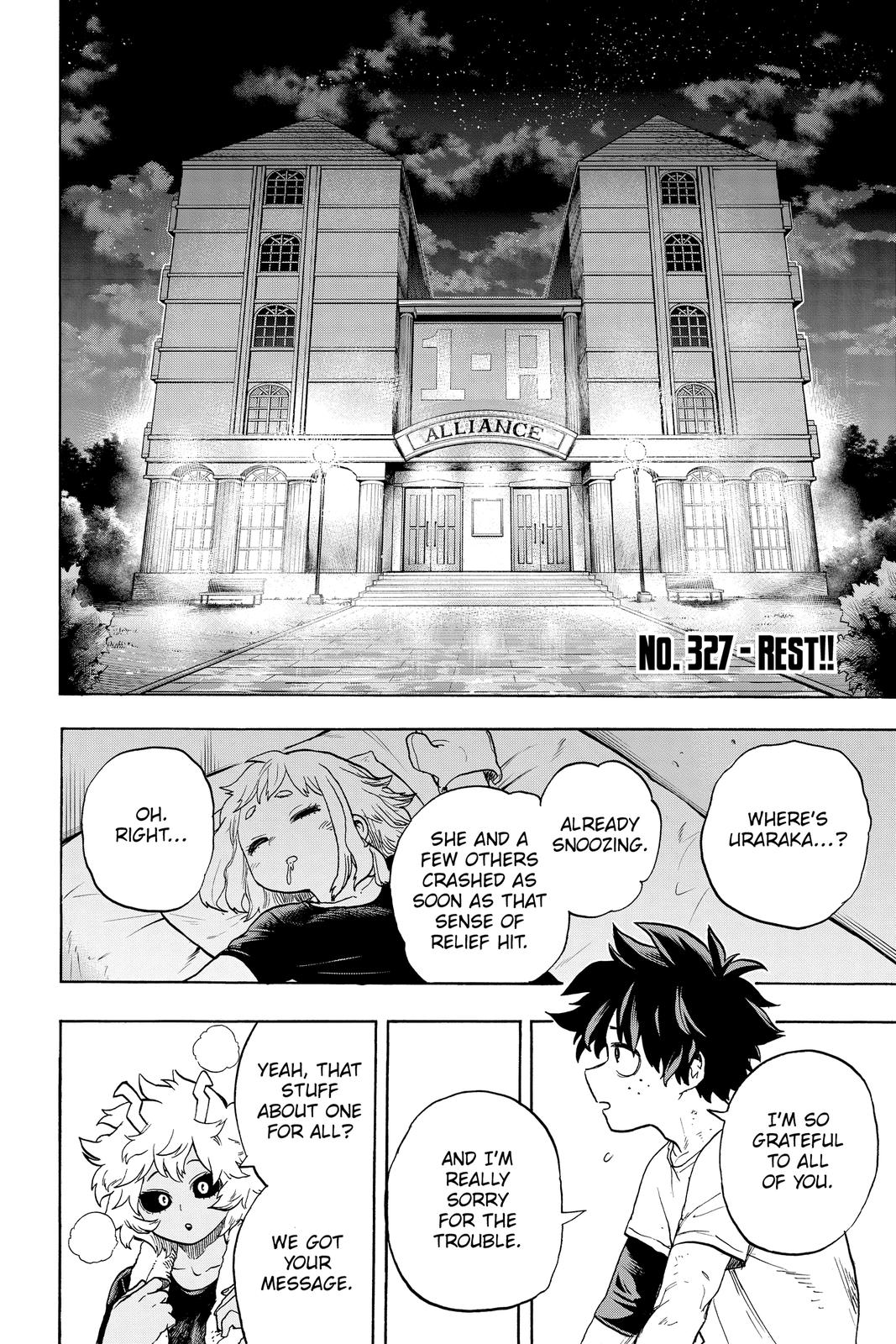 My Hero Academia Chapter 326