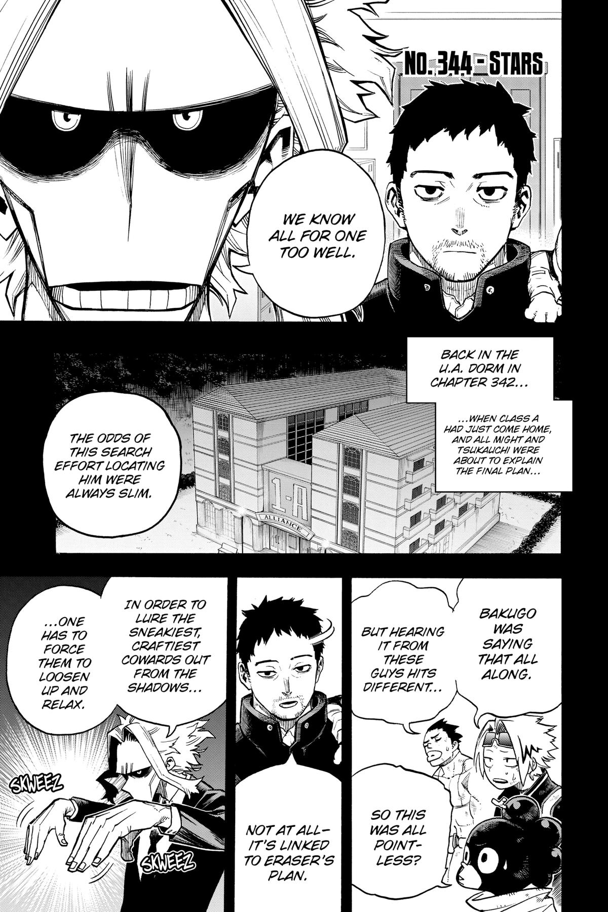 My Hero Academia Chapter 344