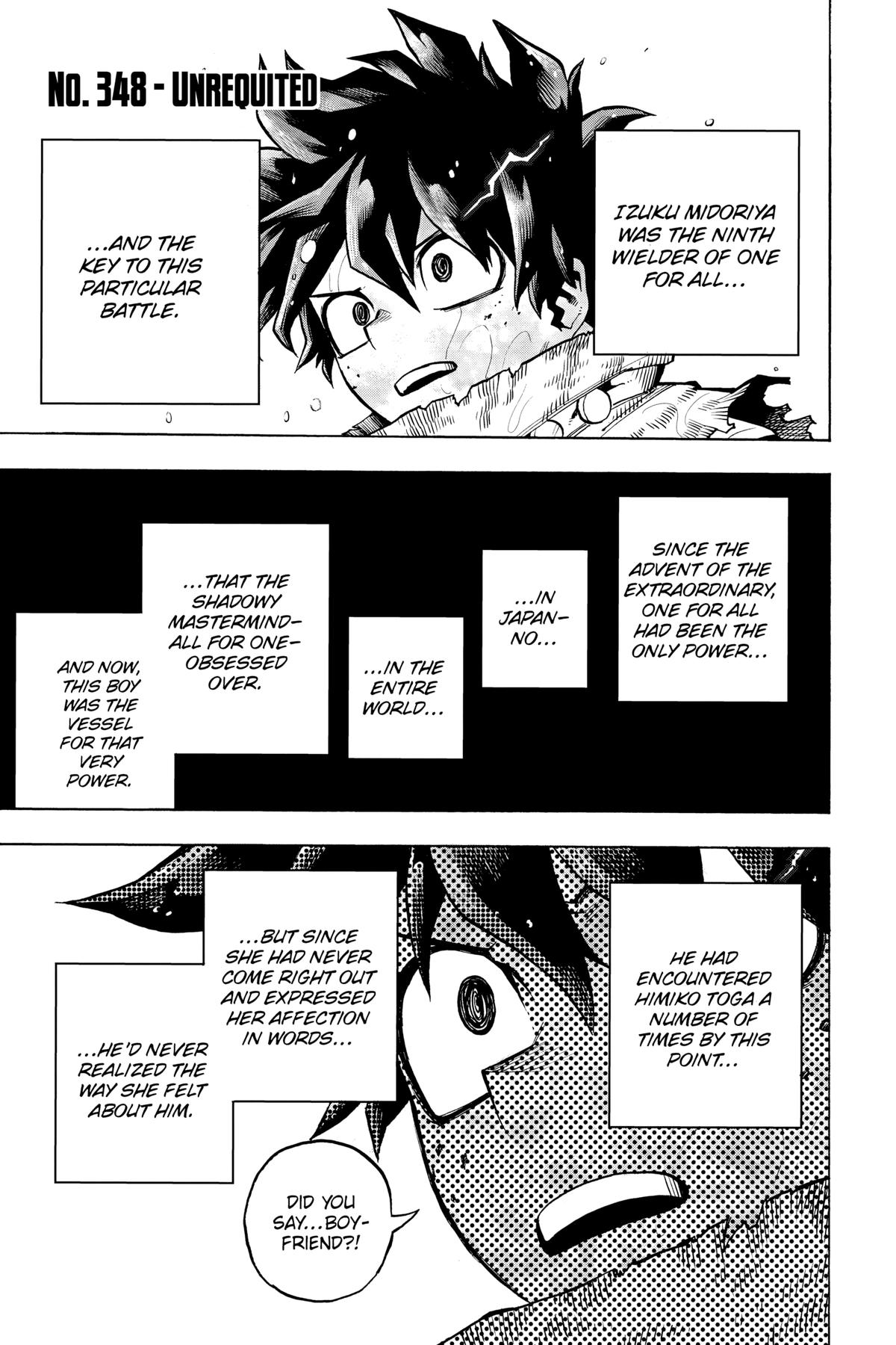 My Hero Academia Chapter 348