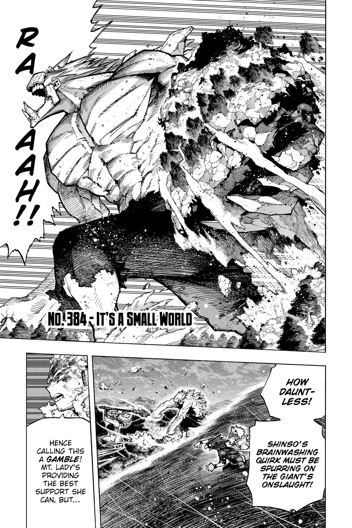 My Hero Academia Chapter 384