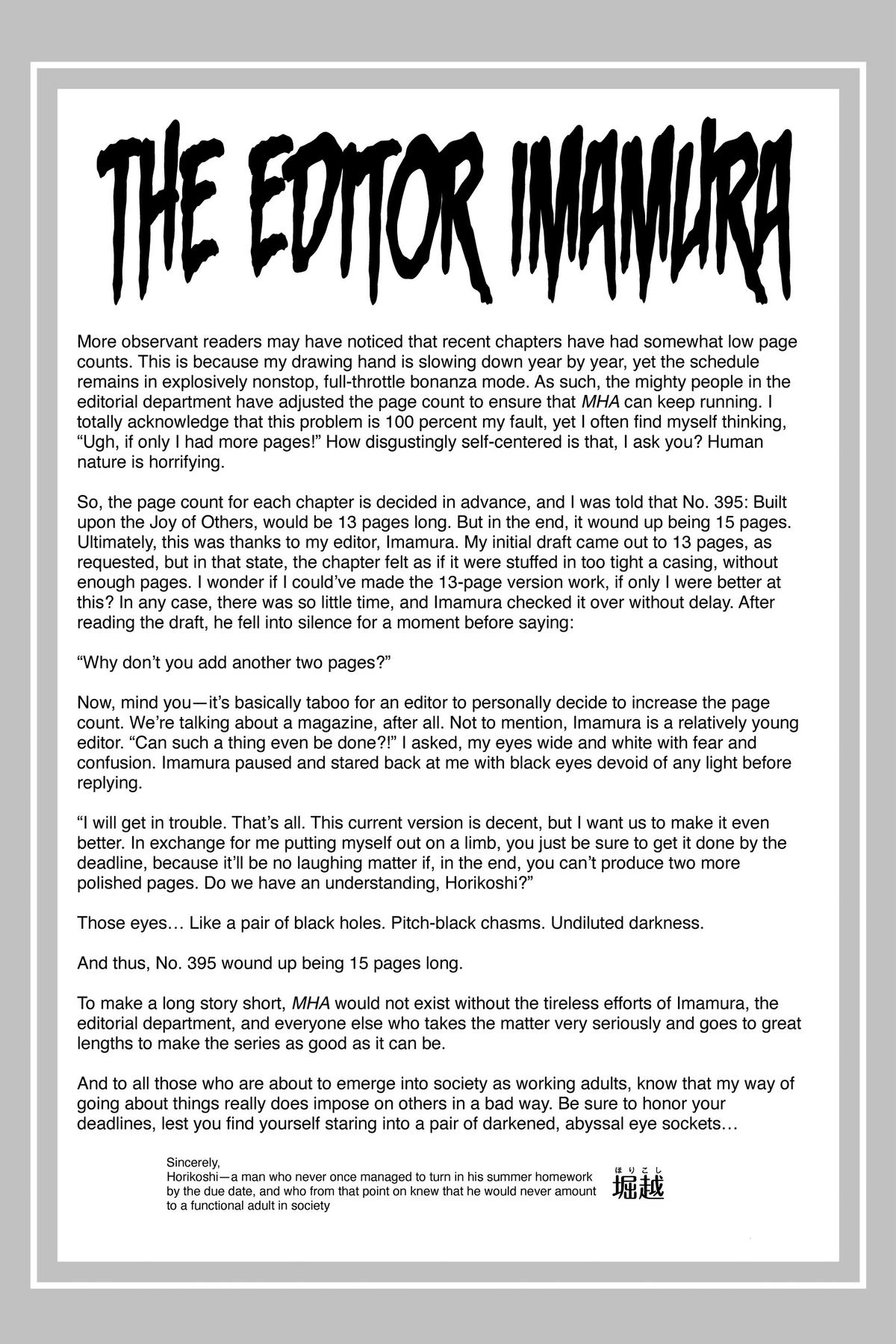 My Hero Academia Chapter 397