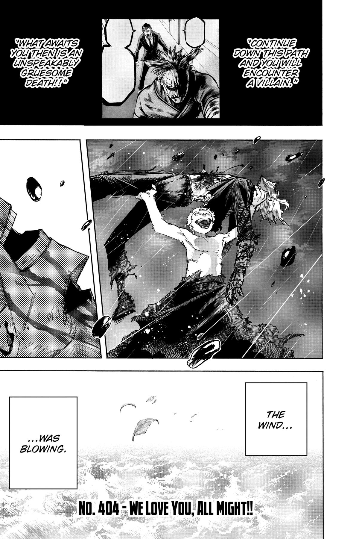 My Hero Academia Chapter 402