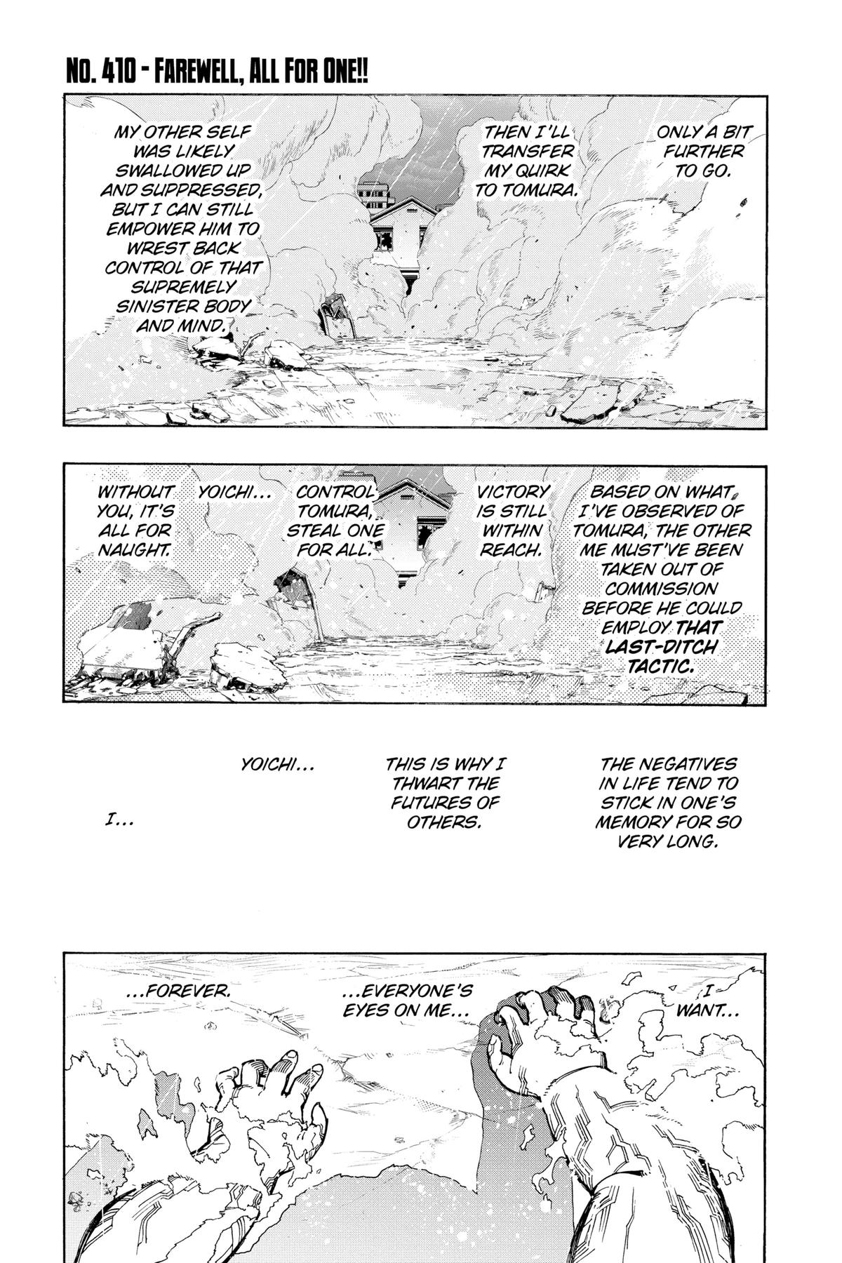 My Hero Academia Chapter 410