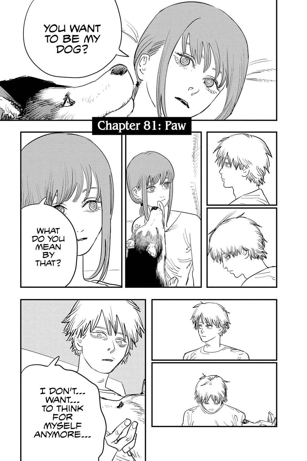 Chainsaw Man Chapter 81 - Page 1 - Chainsaw Man manga Chapter 81 manga