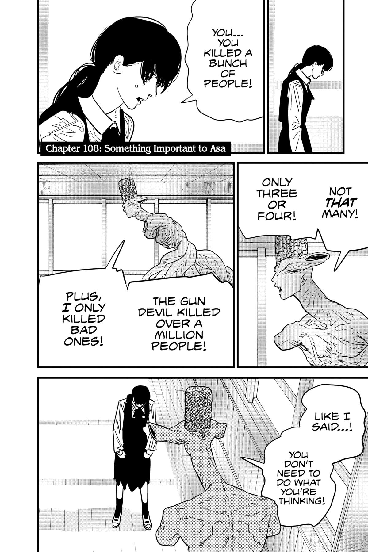 Chainsaw Man Chapter 108 - Page 1 - Chainsaw Man manga Chapter 108 manga