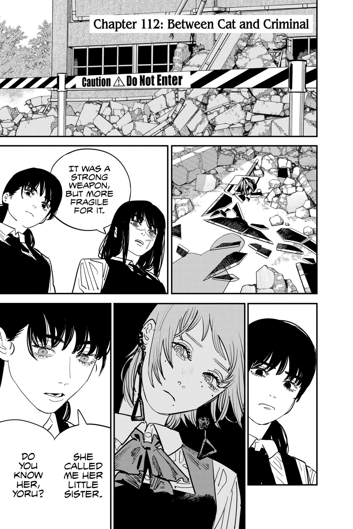 Chainsaw Man Chapter 112 - Page 1 - Chainsaw Man manga Chapter 112 manga