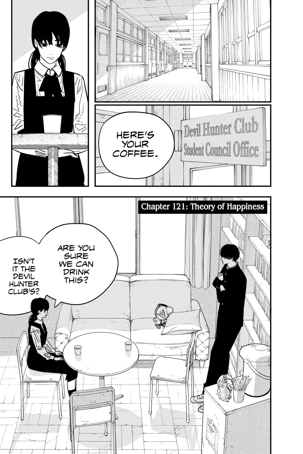 Chainsaw Man Chapter 121 - Page 1 - Chainsaw Man manga Chapter 121 manga