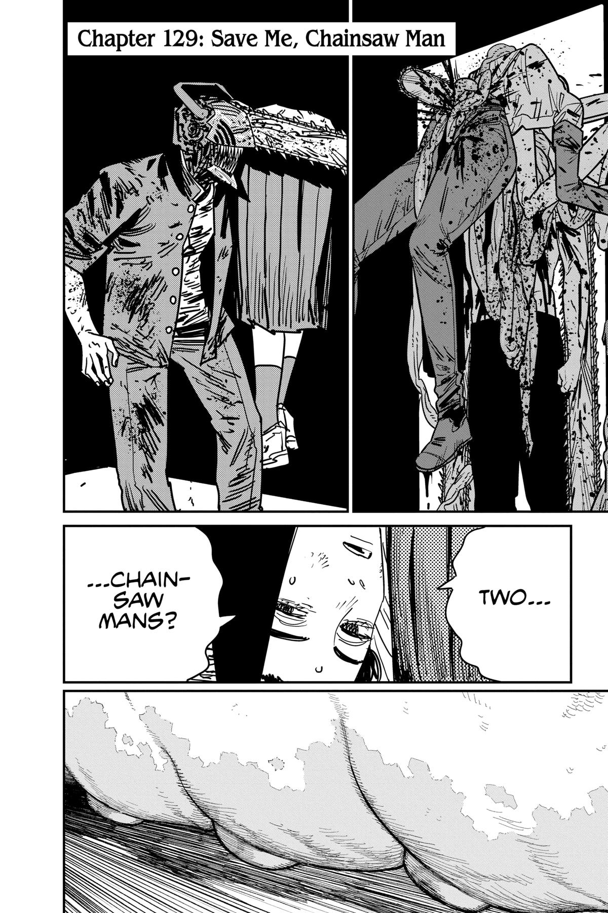 Chainsaw Man Chapter 129 - Page 1 - Chainsaw Man manga Chapter 129 manga
