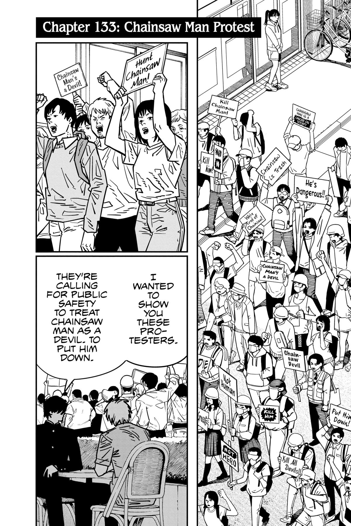Chainsaw Man Chapter 133 - Page 1 - Chainsaw Man manga Chapter 133 manga
