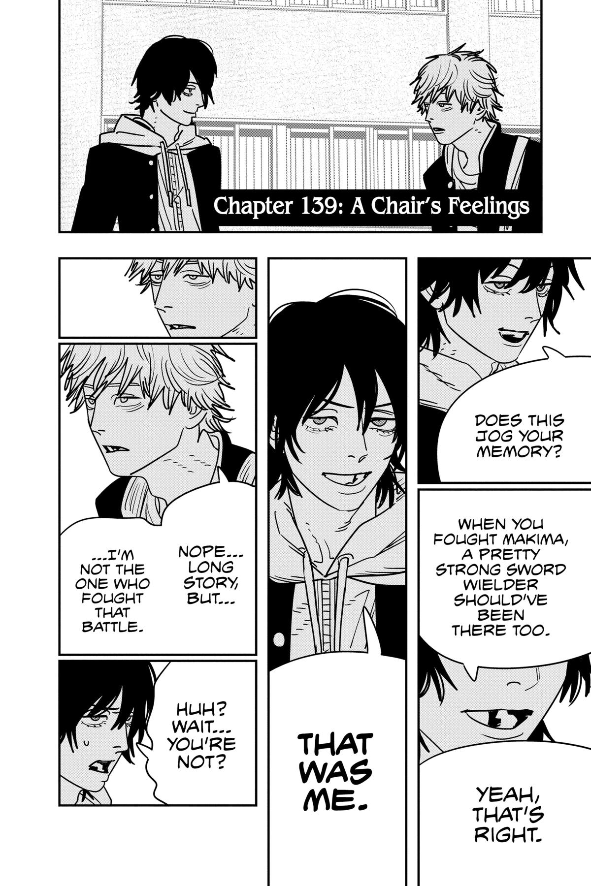 Chainsaw Man Chapter 139 - Page 1 - Chainsaw Man manga Chapter 139 manga