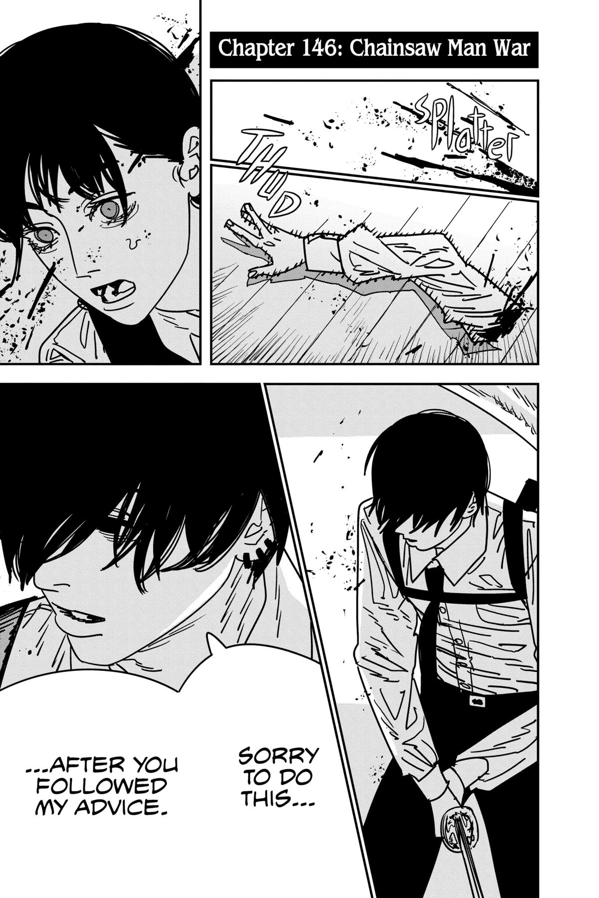 Chainsaw Man Chapter 146 - Page 1 - Chainsaw Man manga Chapter 146 manga
