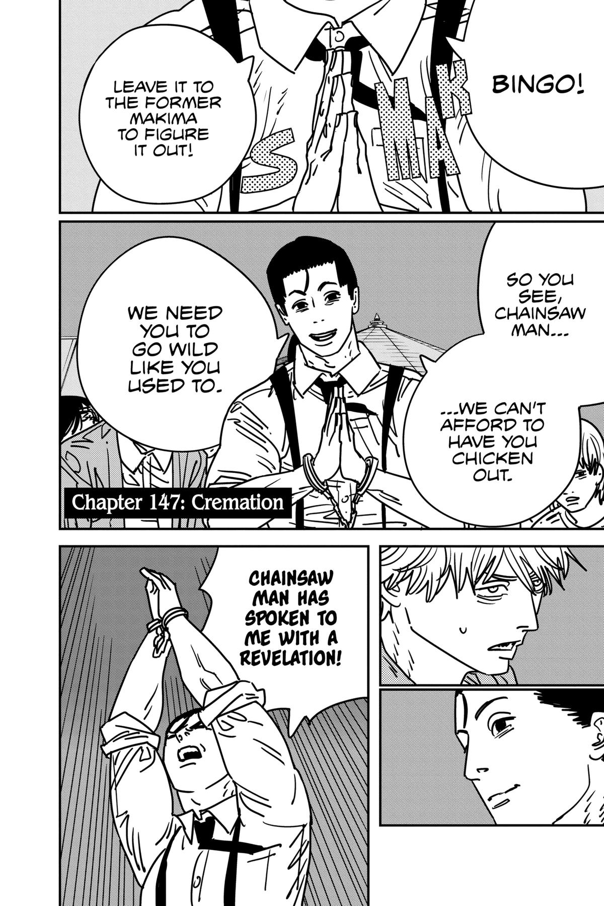 Chainsaw Man Chapter 147 - Page 1 - Chainsaw Man manga Chapter 147 manga