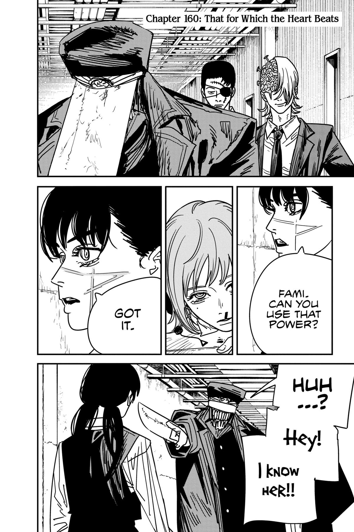 Chainsaw Man Chapter 160 - Page 1 - Chainsaw Man manga Chapter 160 manga