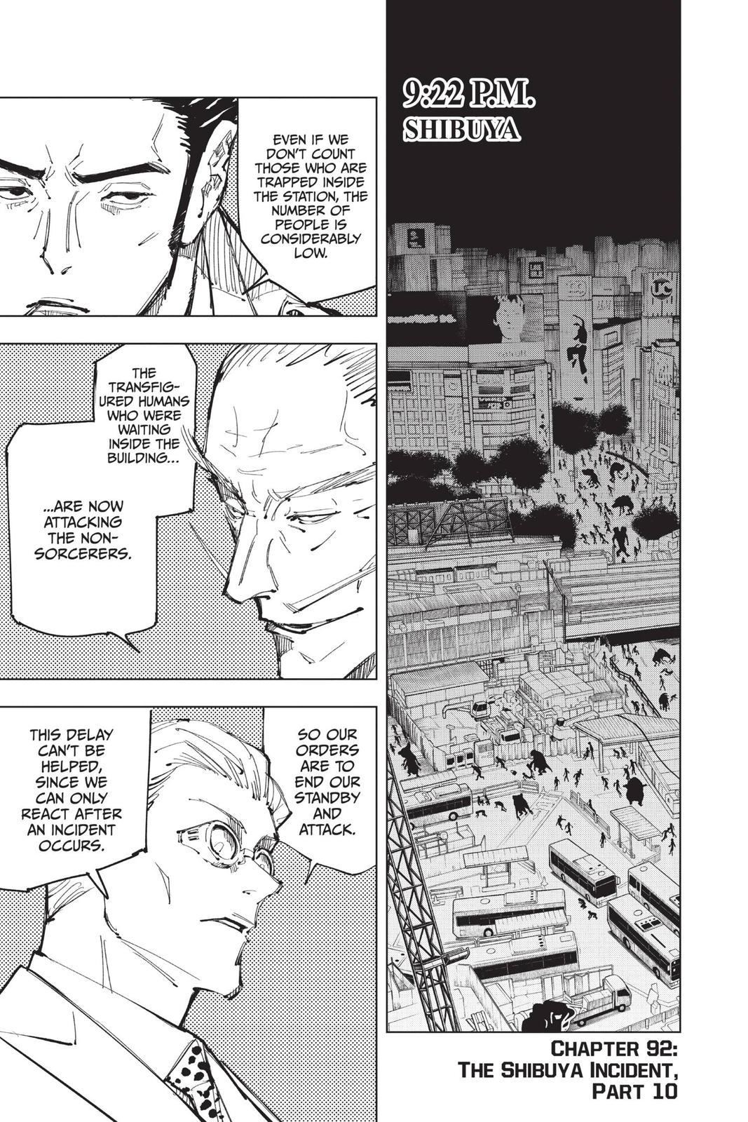 Jujutsu Kaisen Chapter 92