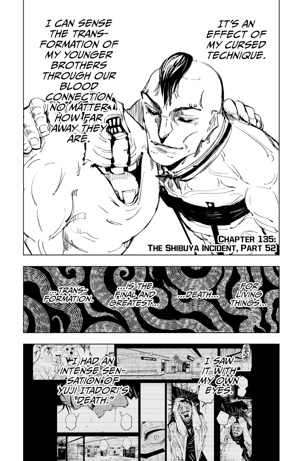 Jujutsu Kaisen Chapter 135
