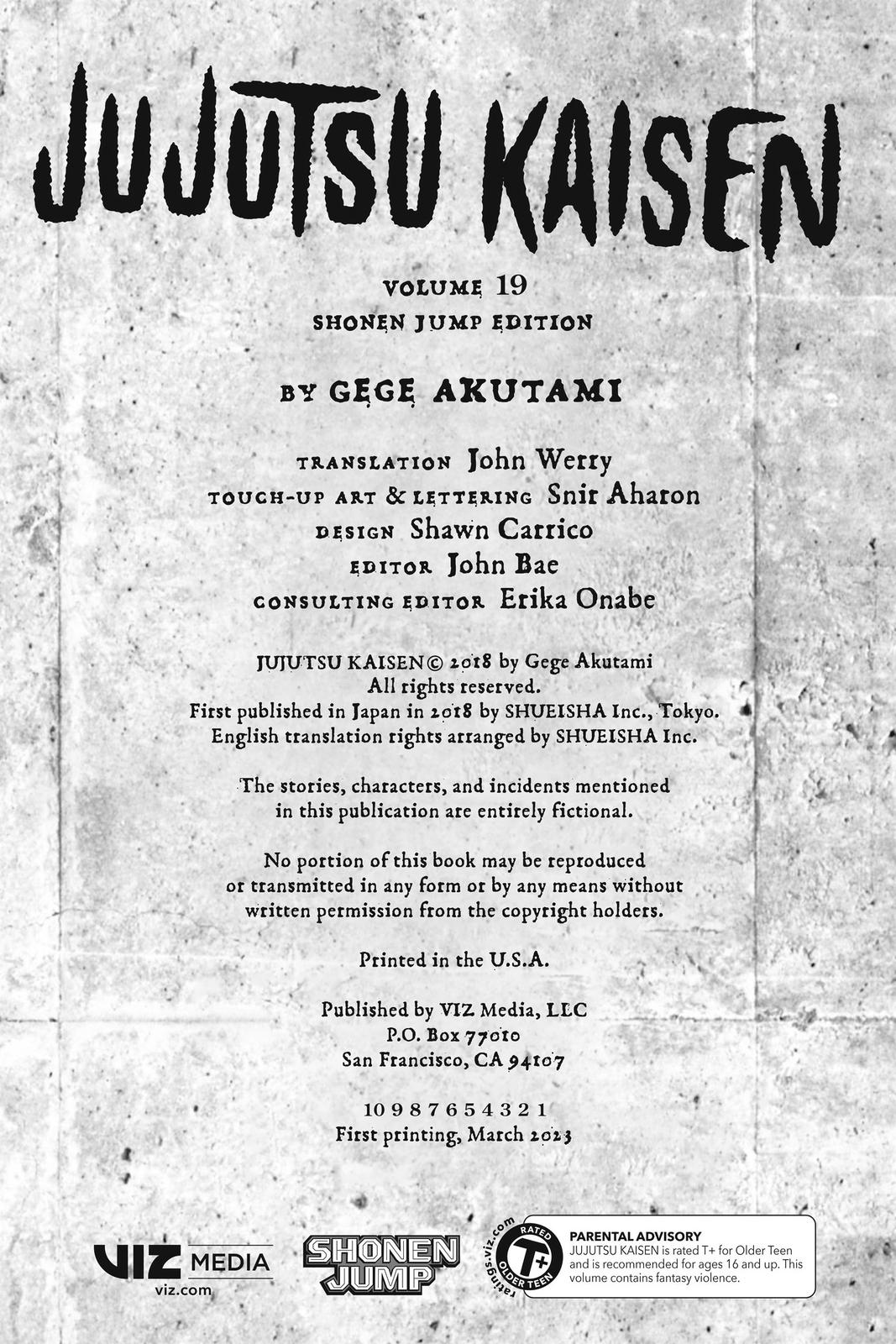 Jujutsu Kaisen Chapter 162