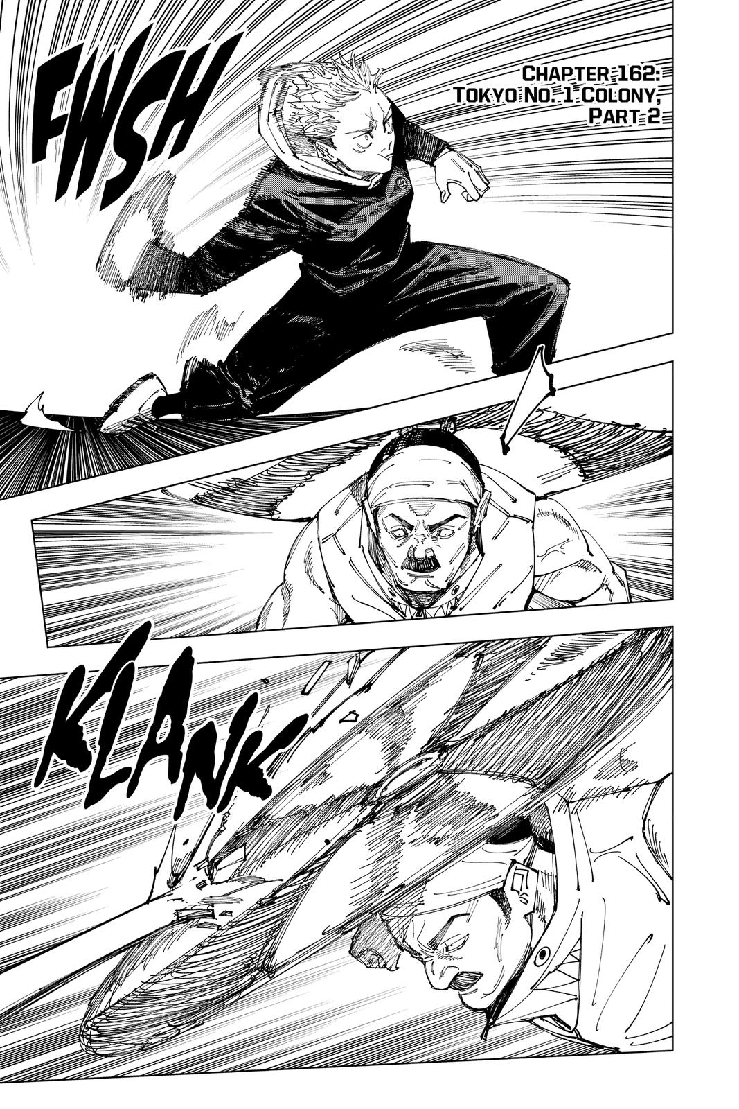 Jujutsu Kaisen Chapter 162