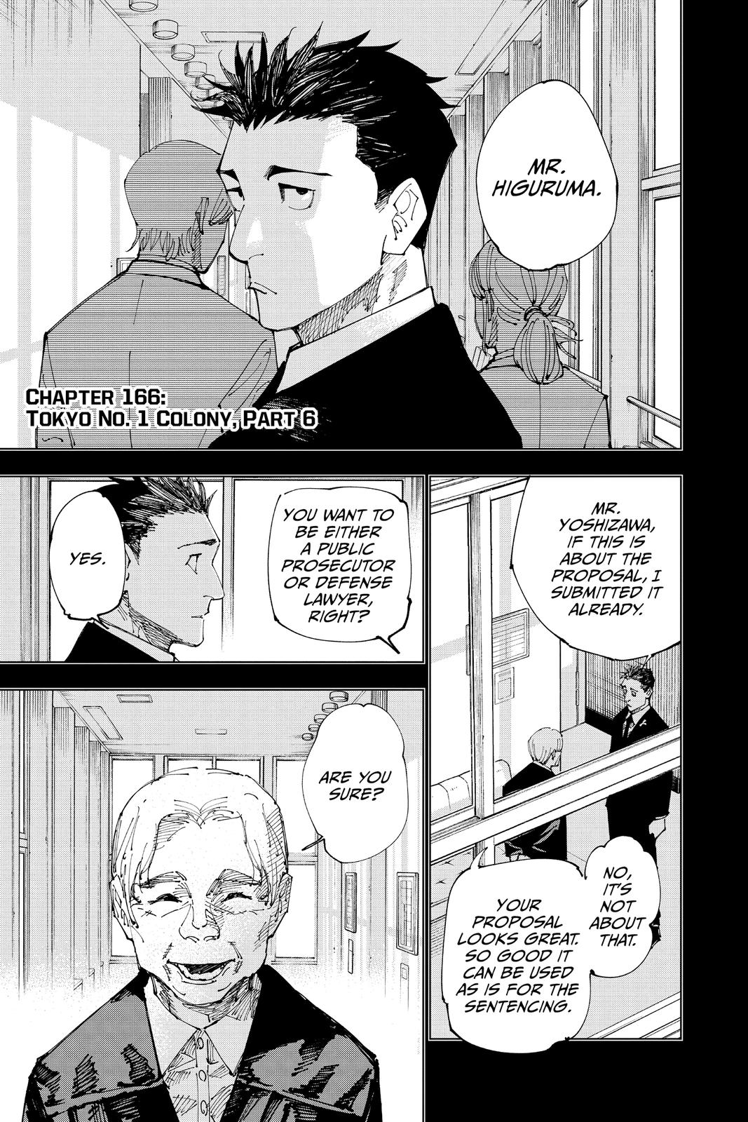Jujutsu Kaisen Chapter 166