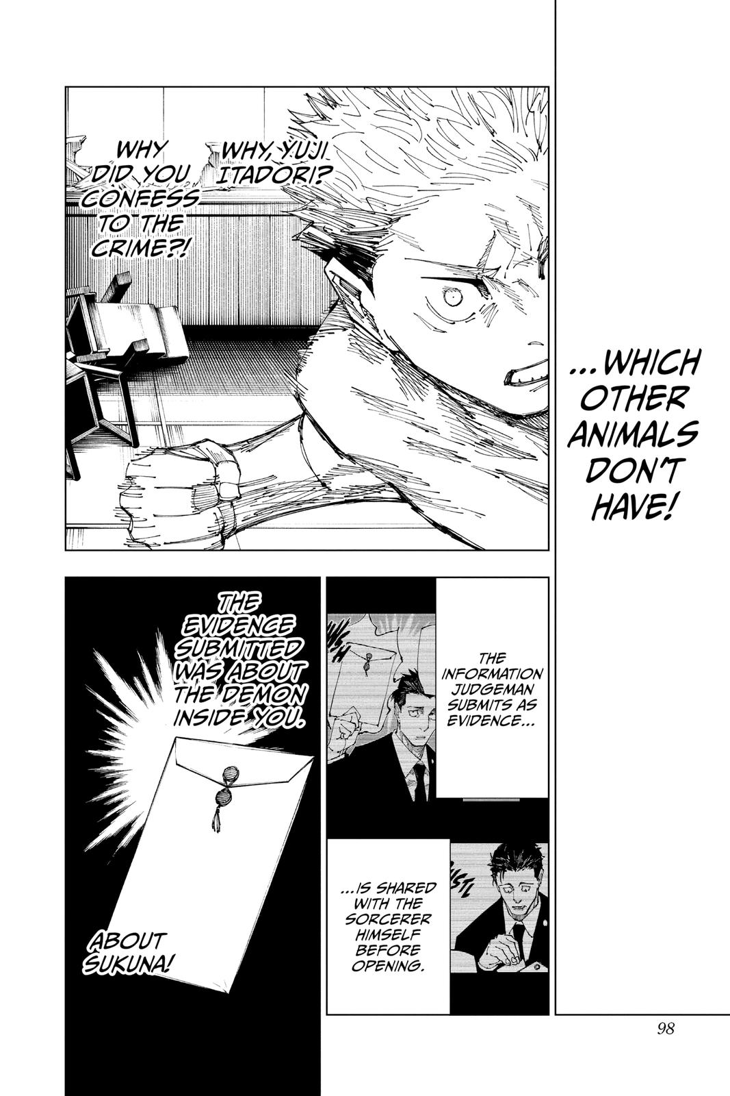 Jujutsu Kaisen Chapter 166