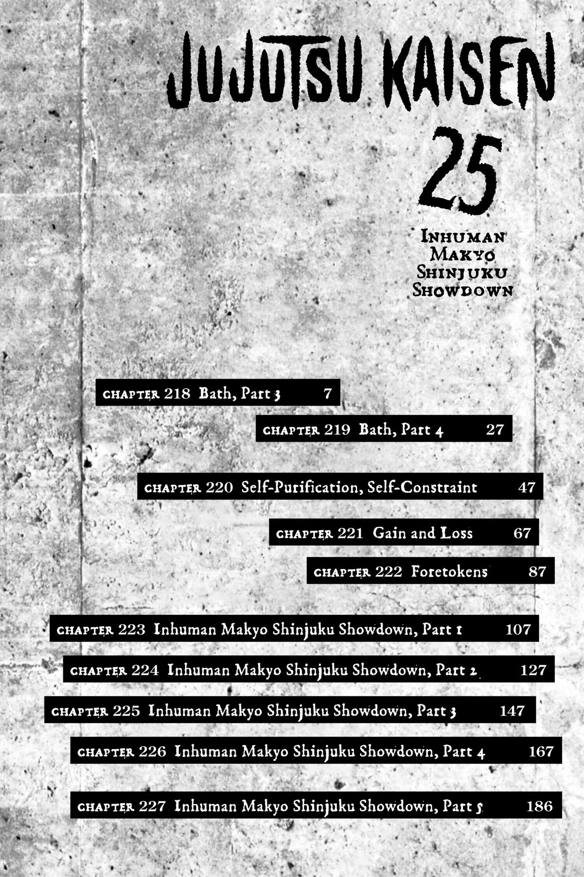 Jujutsu Kaisen Chapter 218