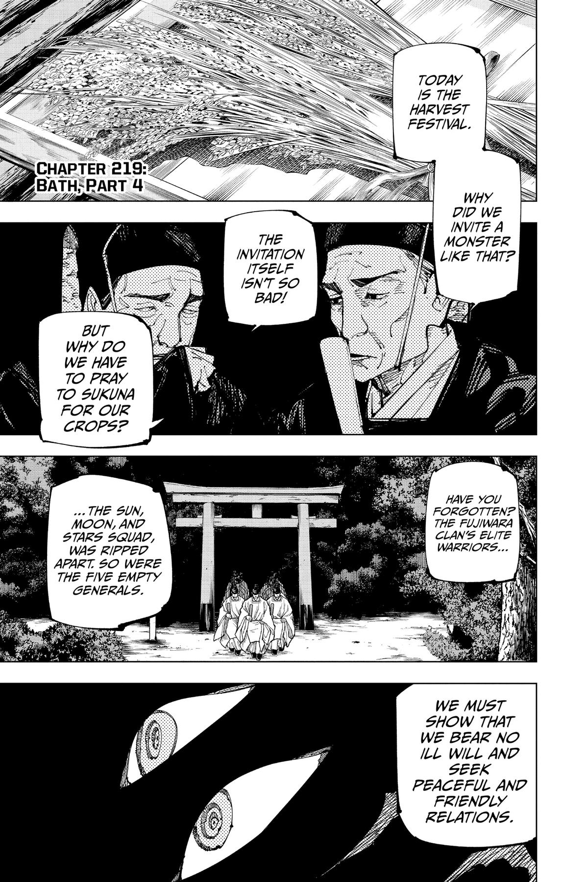 Jujutsu Kaisen Chapter 219