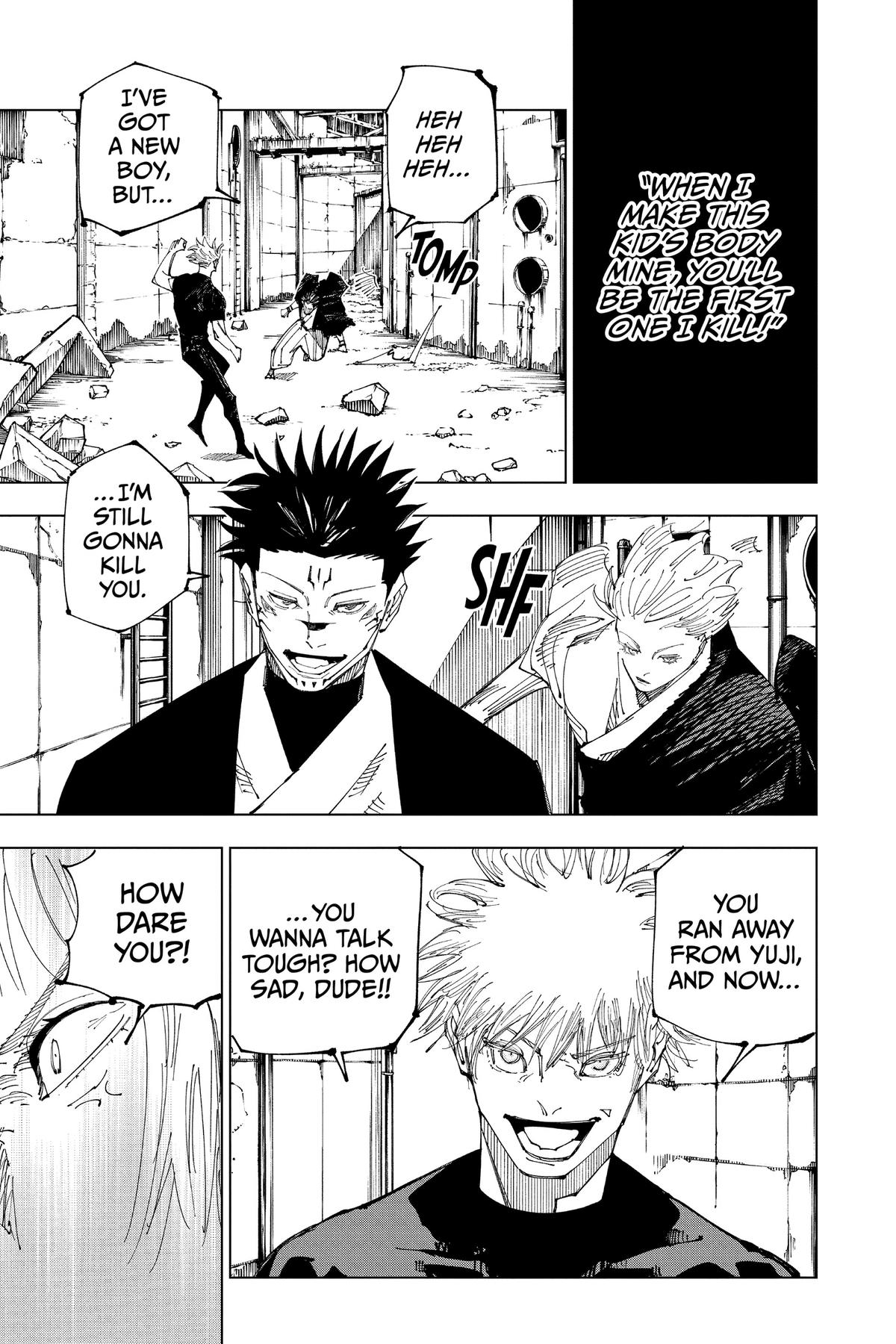 Jujutsu Kaisen Chapter 221