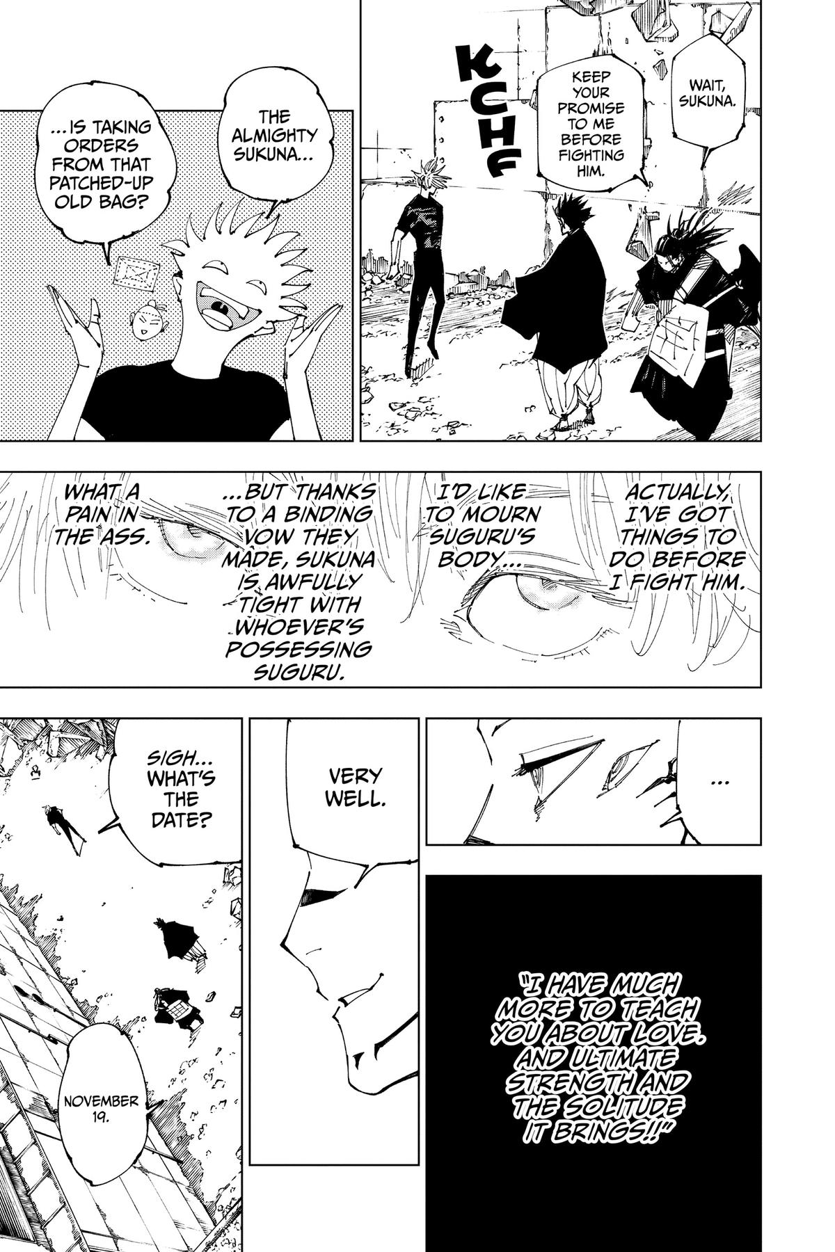 Jujutsu Kaisen Chapter 221